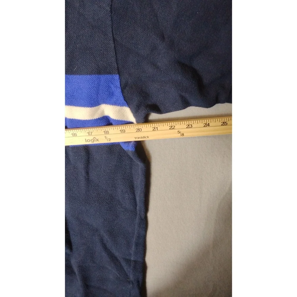 Polo by Ralph Lauren Short Sleeve 100% Cotton Blue Striped Shirt Size X-Large